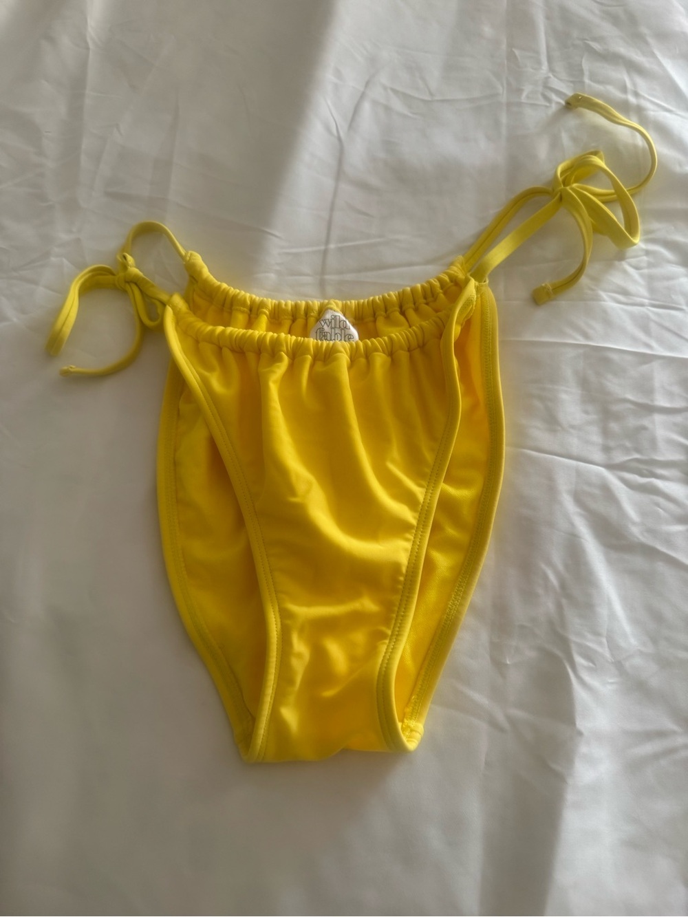 Yellow -bikini Swim Bottoms